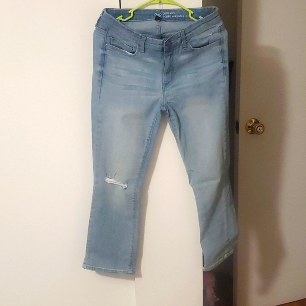 Gap crop kick jeans size 6